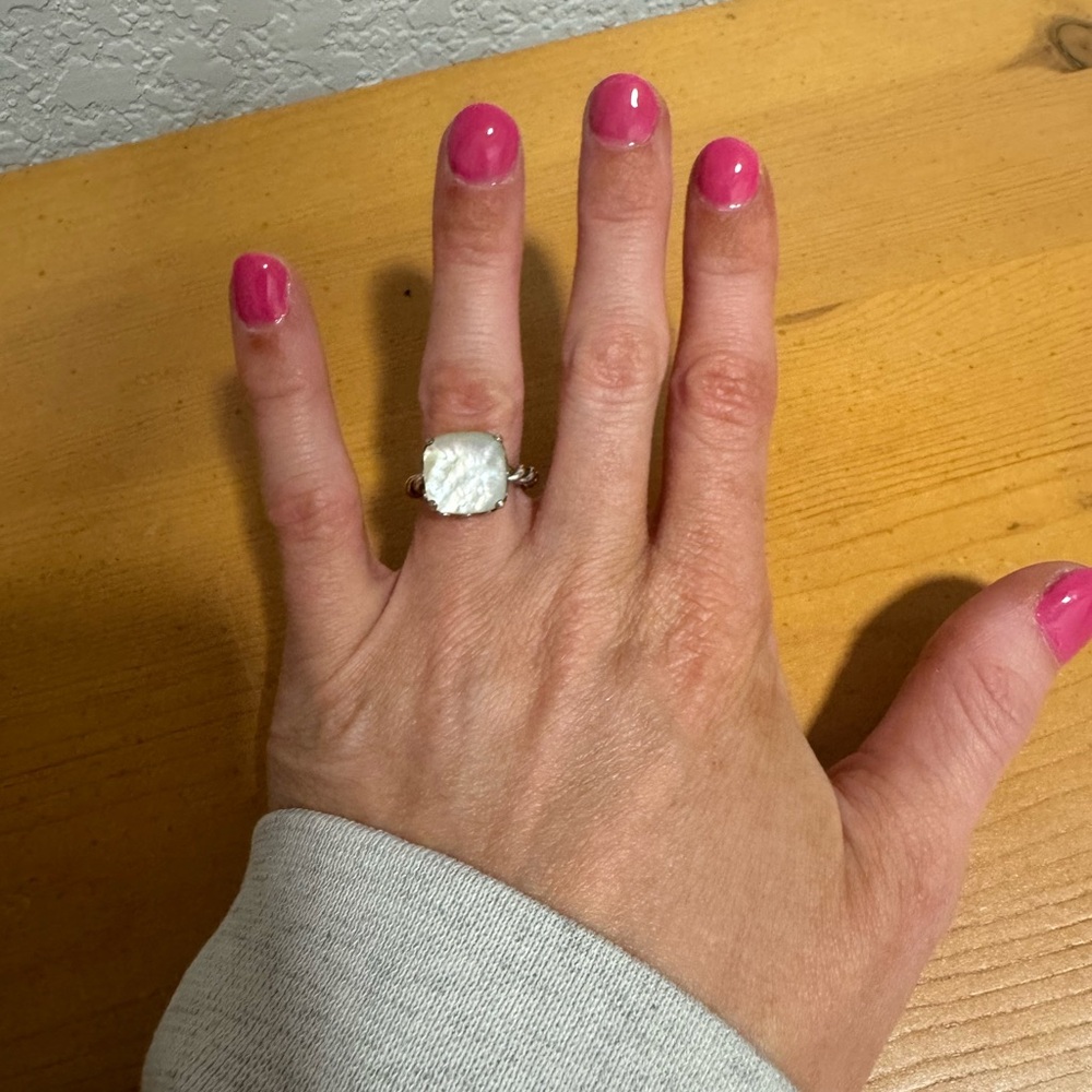 Mother of Pearl Ring Pandora size 5